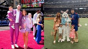 Nathaniel Lowe’s wife Brenna shows love to Rangers star’s spouse with bold fashion praise