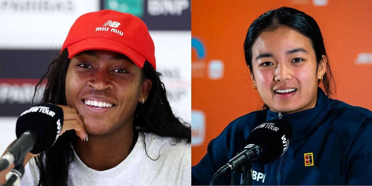 Coco Gauff (L); Alexandra Eala (R) - Source: Getty