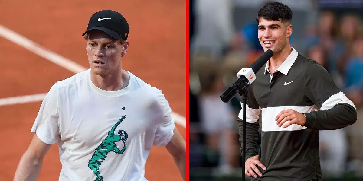 Jannik Sinner (L) Carlos Alcaraz (R) | Getty