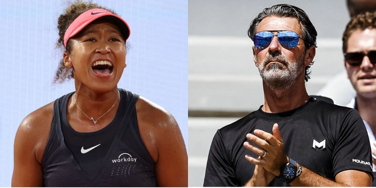 Naomi Osaka (L) &amp; Patrick Mouratoglou (R) (Source - GETTY)