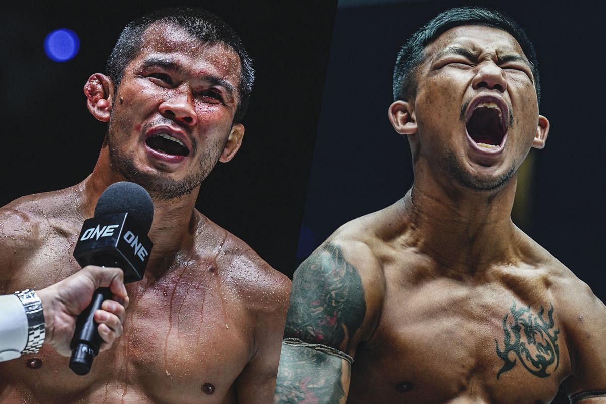 Nong-O Hama and Rodtang Jitmuangnon - Photo by ONE Championship