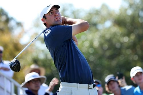 Scottie Scheffler at the 2021 Houston Open (Source: Getty)