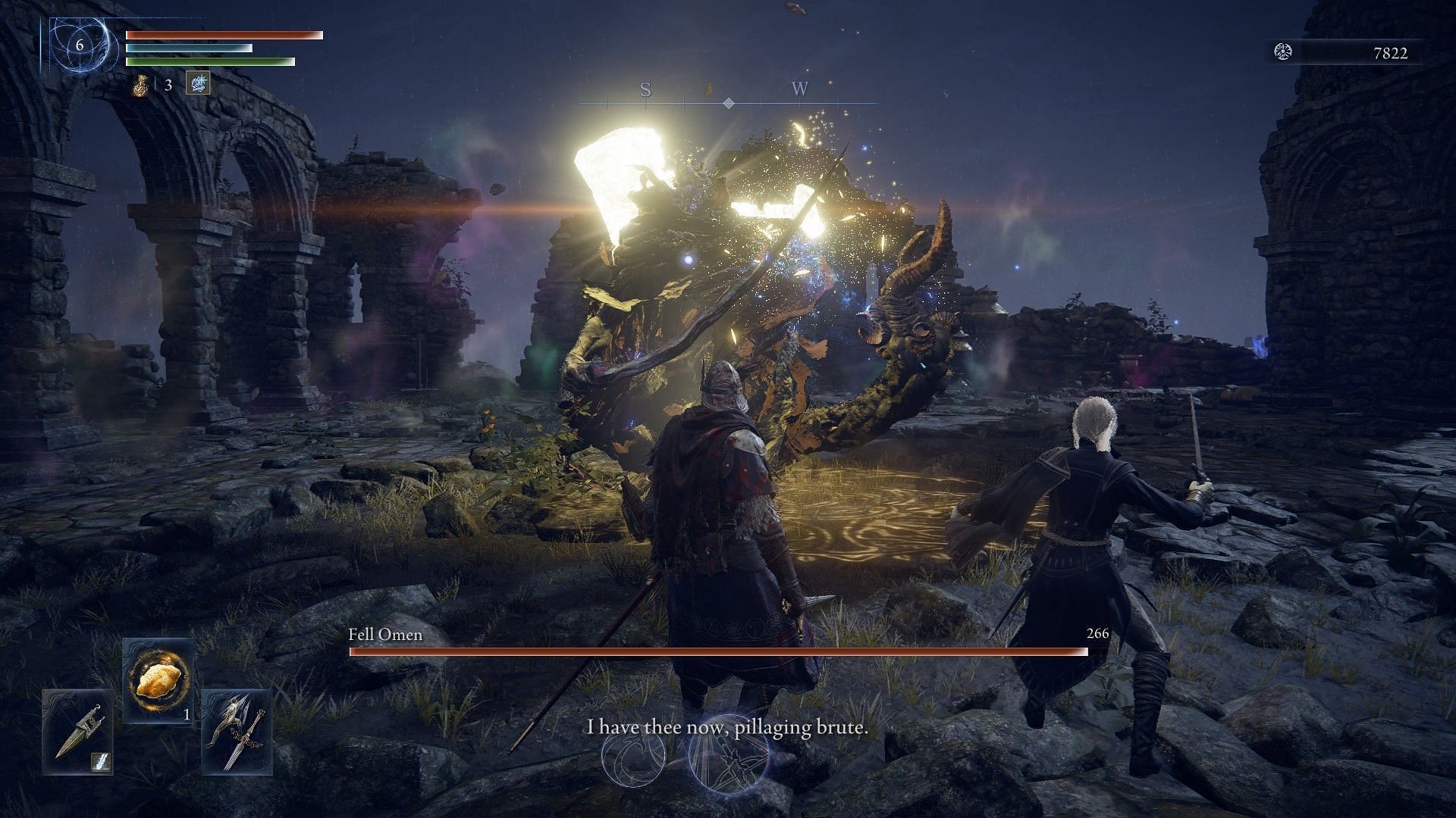 You will initially fight him during the tutorial (Image via FromSoftware)