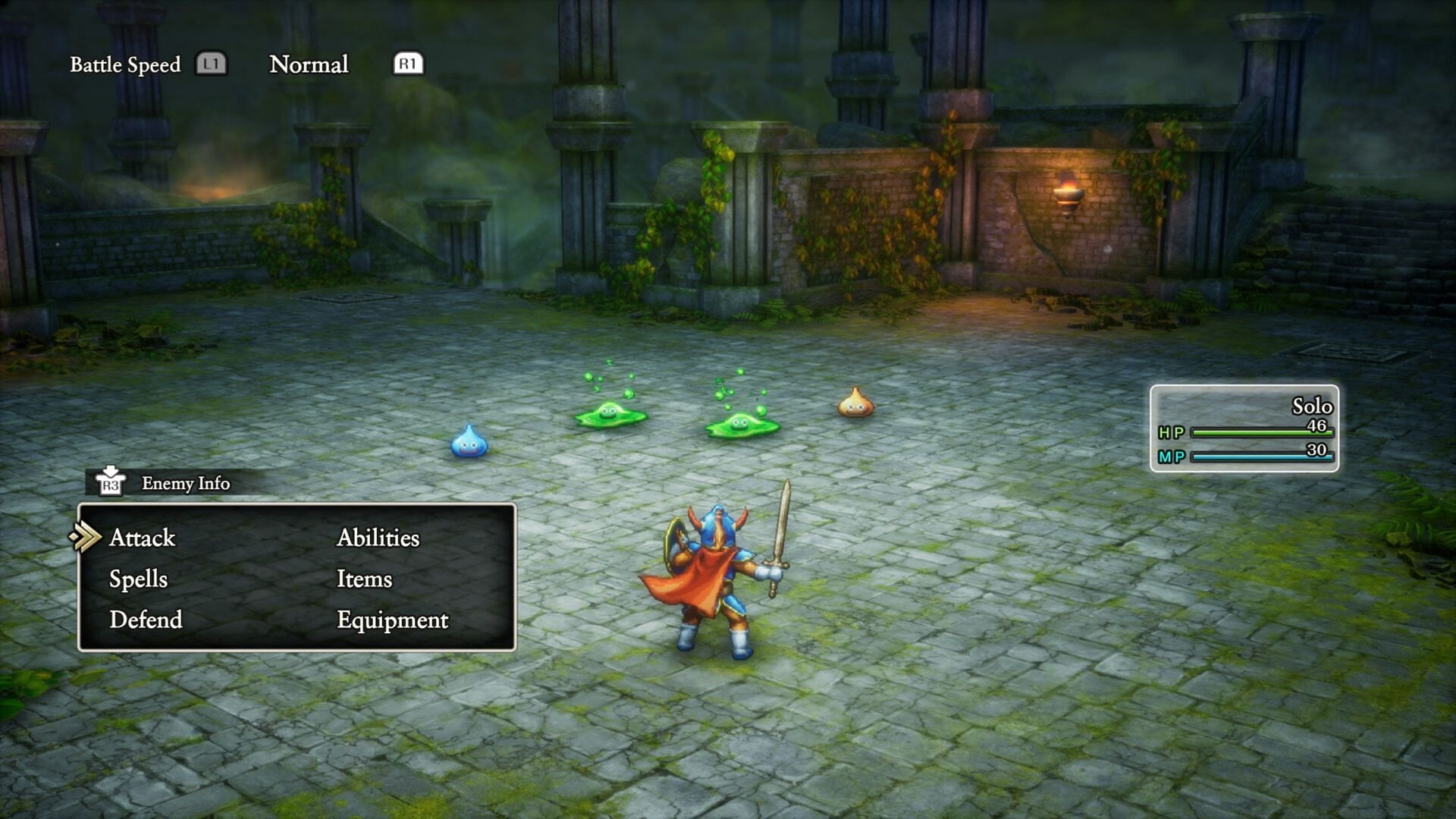 The Descendant of Erdrick will be taking on more than just one foe at a time (Image via Square Enix)