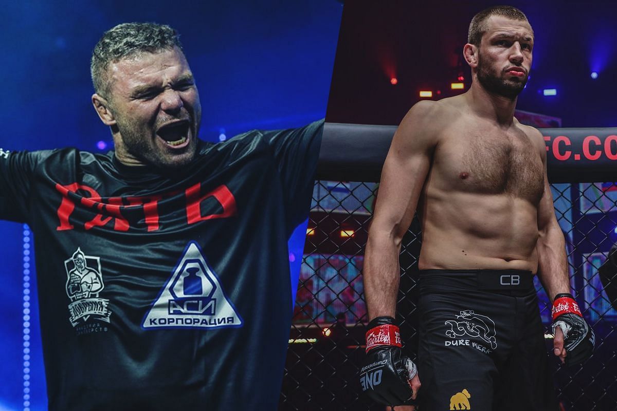 Anatoly Malykhin (left) and Reinier de Ridder (right). [Photos from ONE Championship]