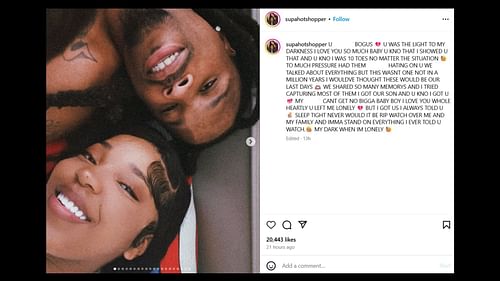 FatFat Banks’ tribute to Munna Duke (Image via Instagram/@supahotshopper)