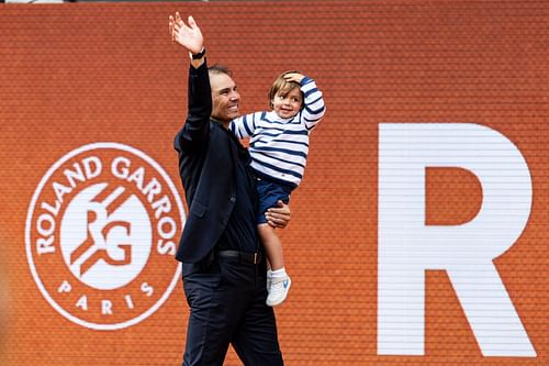 The Spaniard with his son - Source: Getty