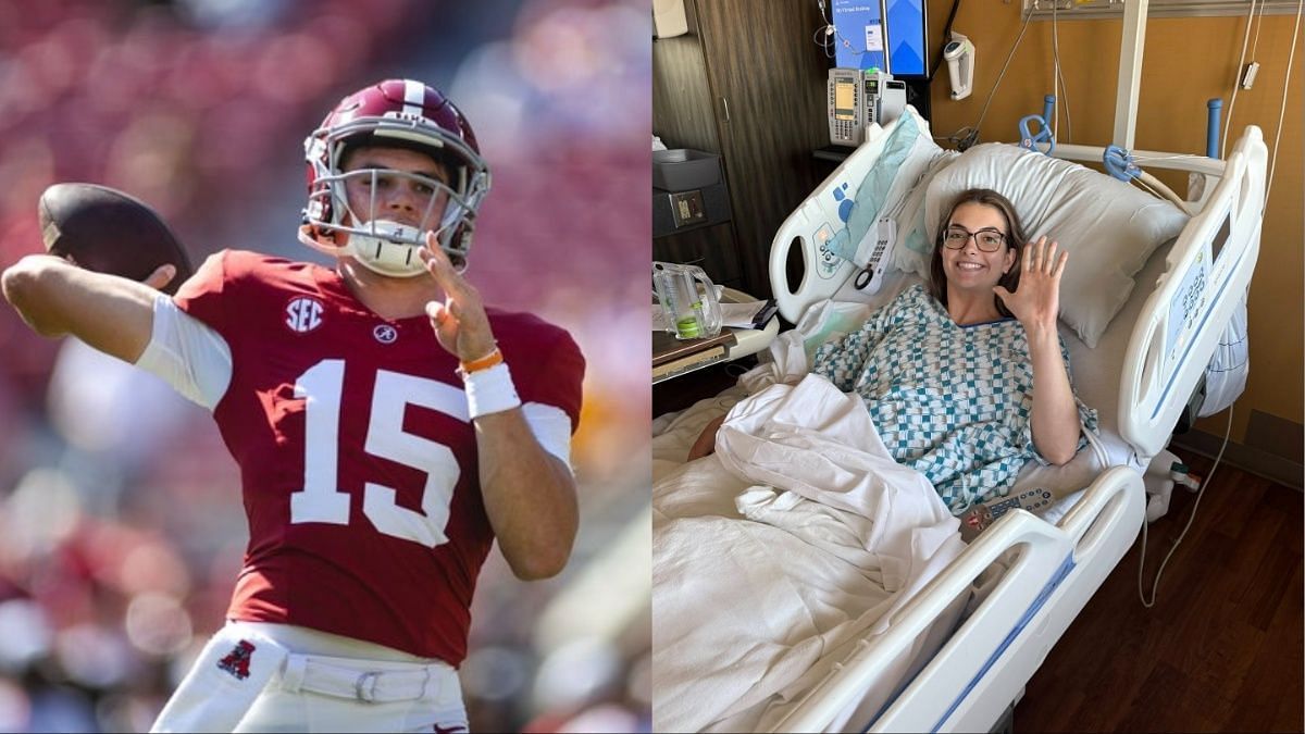 Alabama QB Ty Simpson&rsquo;s mom Julie gives an update on sister Emma&rsquo;s meniscus transplant