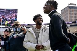 Deion Sanders' son Shedeur Sanders visits Ohio high school after being drafted by Cleveland Browns