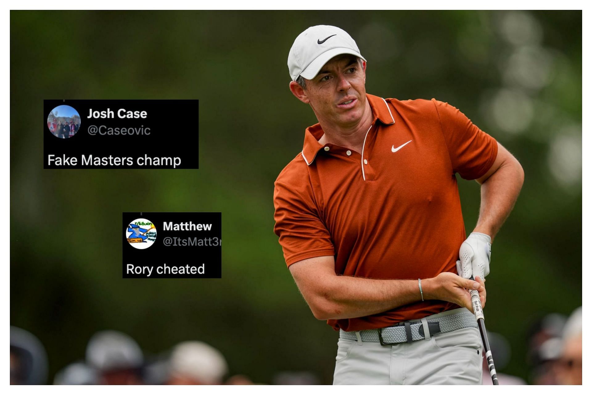 Rory McIlroy at the PGA Championship 2025 (Image via Imagn, x@Caseovic, x@ItsMatt3rs)