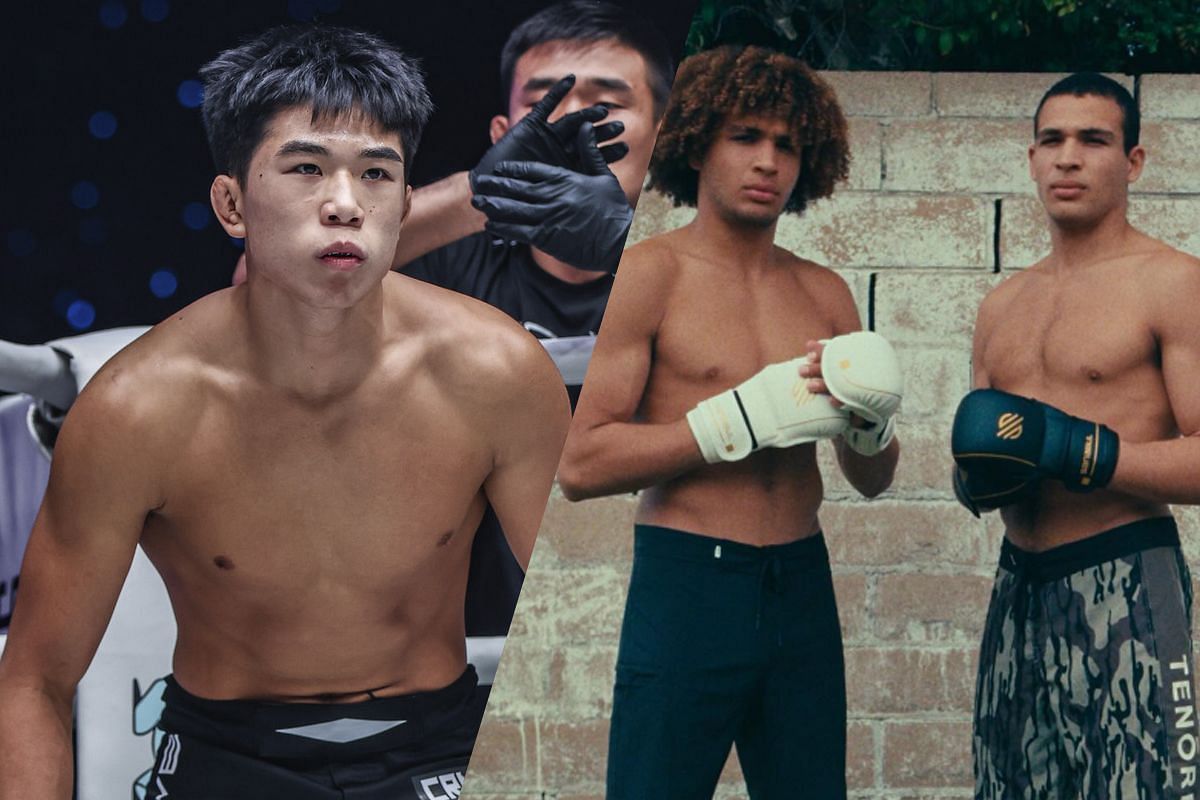 Adrian Lee, Kade and Tye  Ruotolo - Photo by ONE Championship