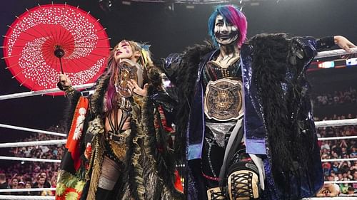 The Kabuki Warriors were Women's Tag Team Champions as members of Damage CTRL. [Image Credit: WWE.com]