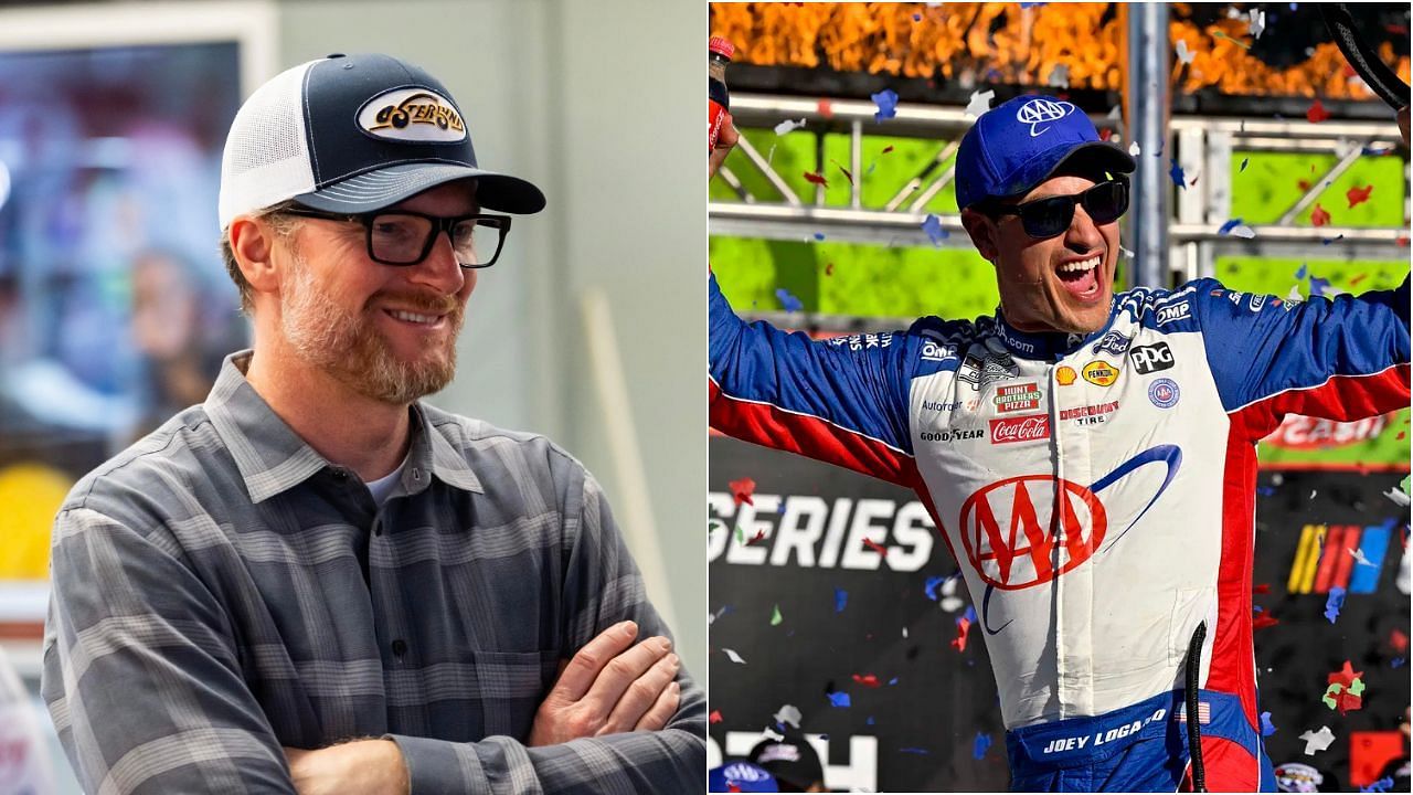 Dale Earnhardt Jr. and Joey Logano, Imagn