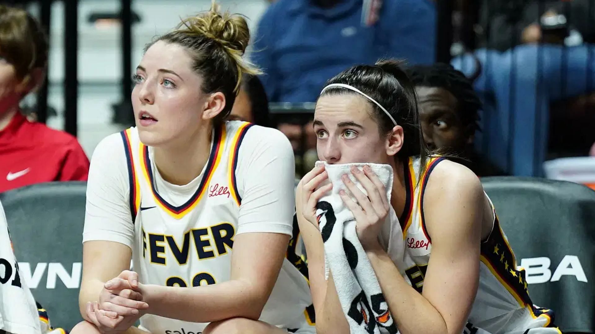 Caitlin Clark drops heartfelt message as ex-Fever Katie Lou Samuelson publicly lets out her devastation. (Photo: IMAGN)