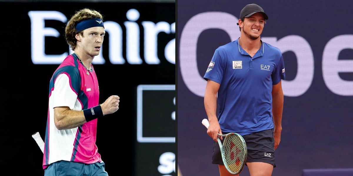 Andrey Rublev vs Luciano Darderi is one of the quarterfinal matches at the Hamburg Open 2025. (Photos: Getty)