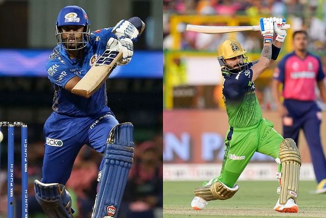 Suryakumar Yadav vs Virat Kohli - comparing their stats after 162 IPL matches
