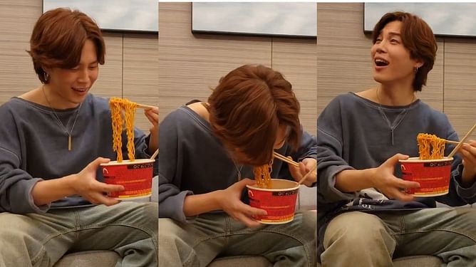 "Truly impressive" — Fans hail BTS' Jimin's influence after Samyang noodles' record profits linked to his viral moment