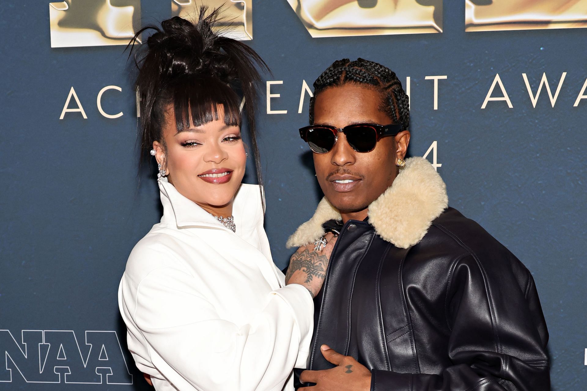 A$AP Rocky and Rihanna (Image via Getty)