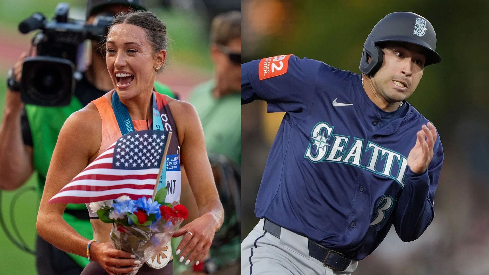 Courtney Wayment-Smith [L] and Rhylan Thomas [R] | Source: Getty Images