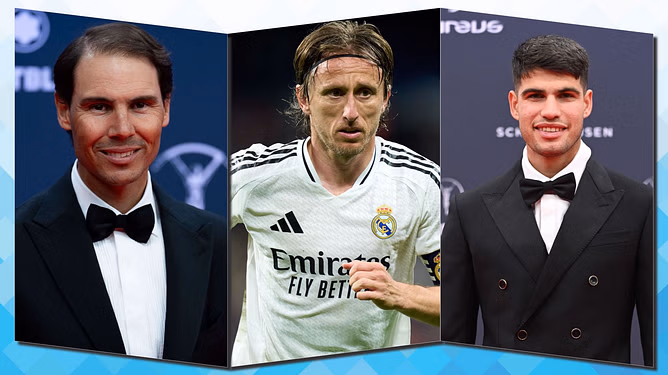 Rafael Nadal & Carlos Alcaraz send tribute messages to soccer superstar Luka Modric after retirement
