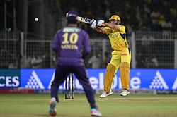 MS Dhoni smashes a mighty six in the final over to take CSK to brink of victory during IPL 2025 clash vs KKR [Watch]