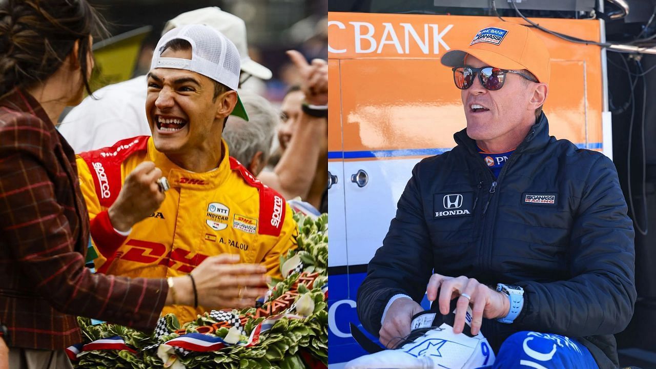 Alex Palou (L) and Scott Dixon (R)