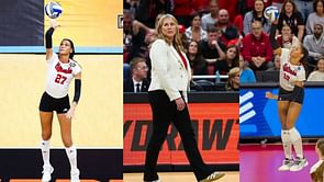 Nebraska Volleyball's Harper Murray, Taylor Landfair & others share how they wait for coach Dani Busboom Kelly to write practice plan