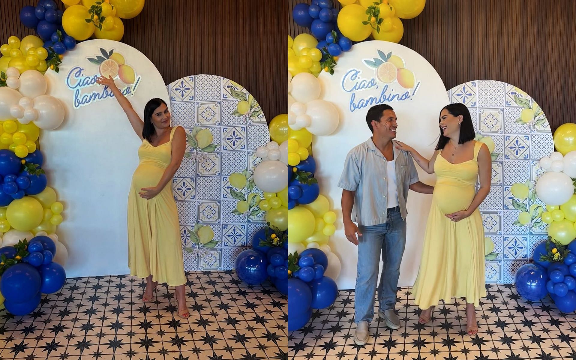 Screenshots of Megan Olivi&#039;s social media post. [Images courtesy: @meganolivi on Instagram]