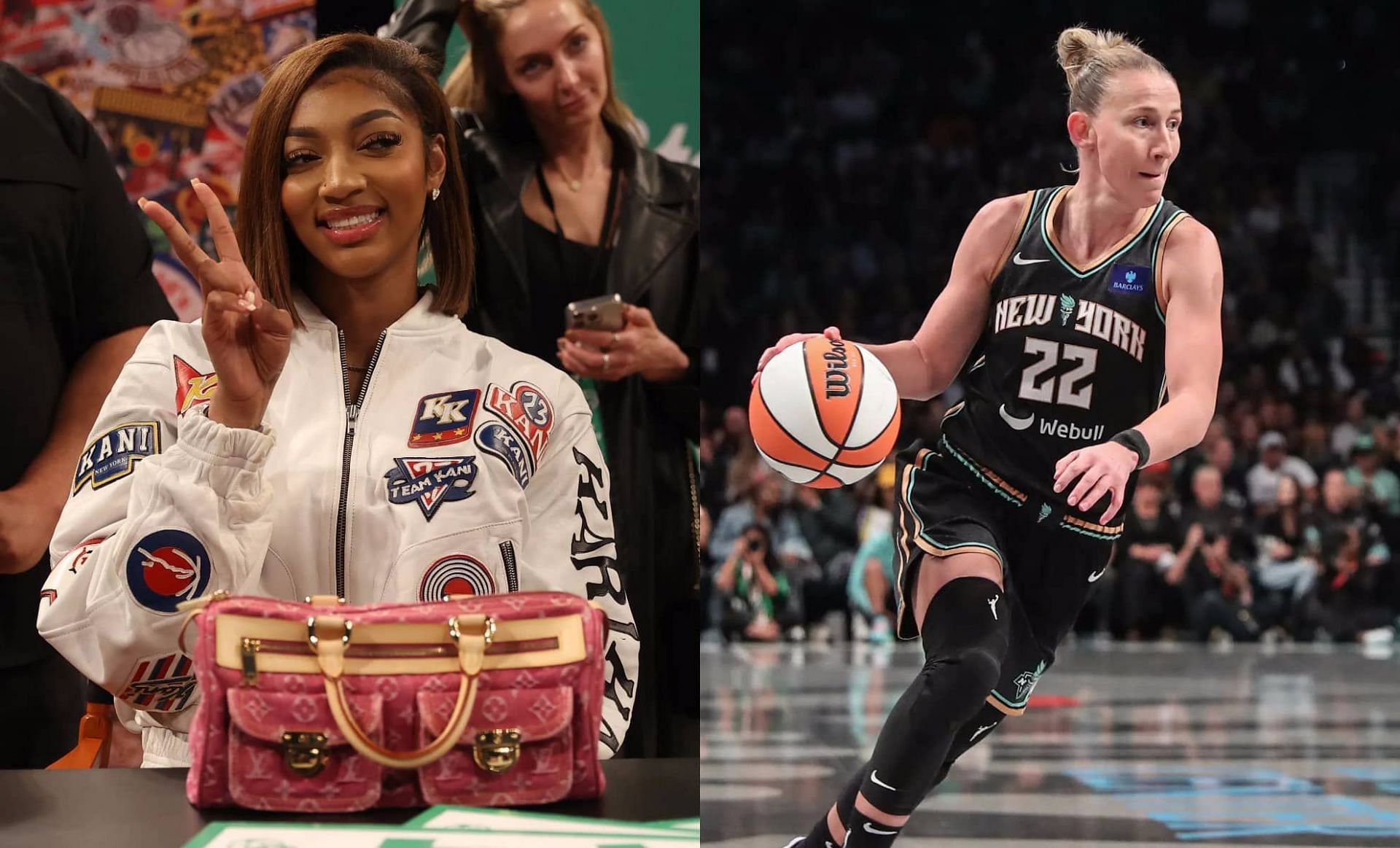 Angel Reese and Courtney Vandersloot