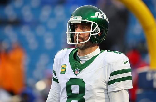 Former New York Jets QB Aaron Rodgers - Source: Getty