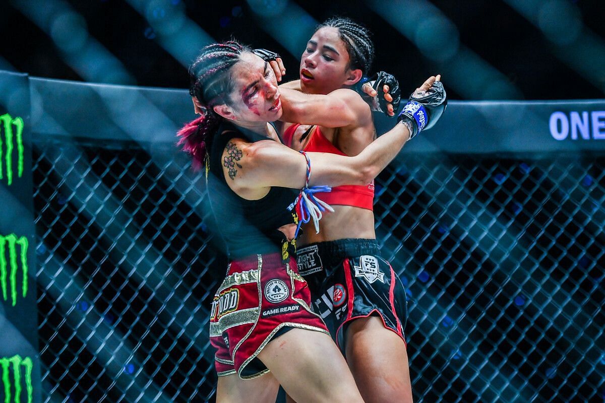 Janet Todd (left), Allycia Hellen Rodrigues (right) [Photo via ONE Championship]