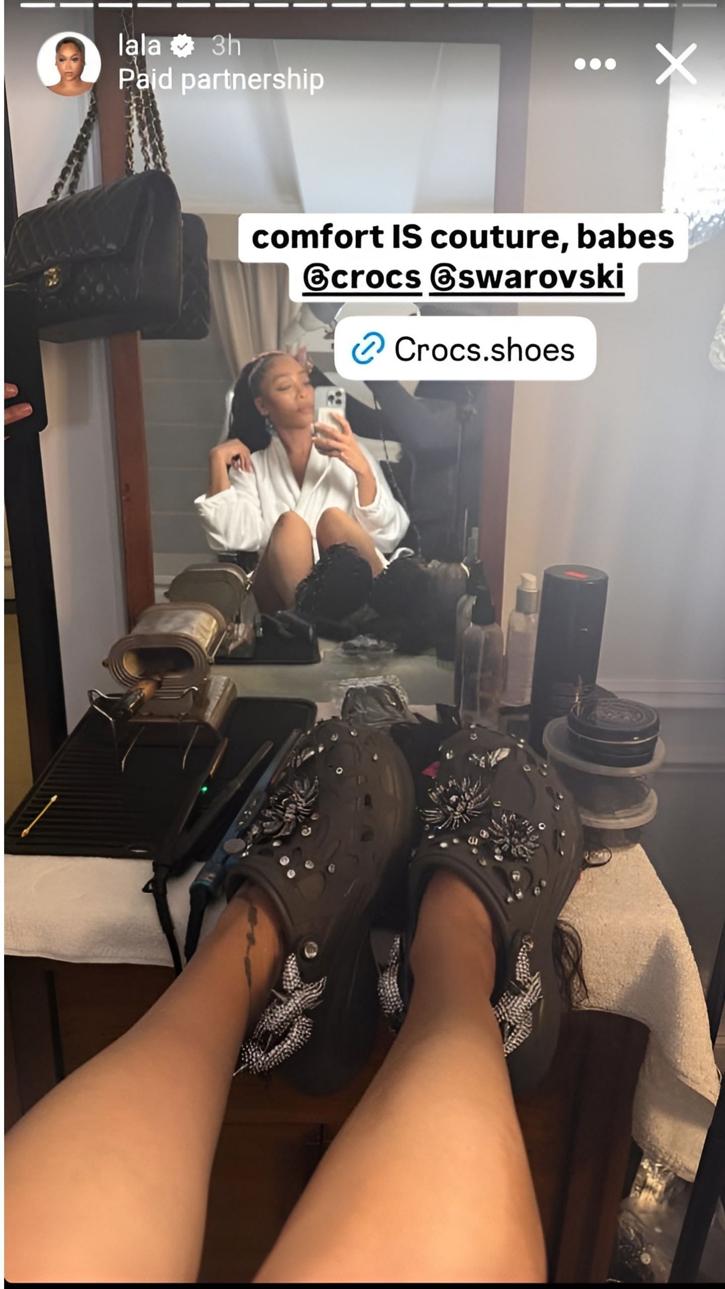 La La Anthony is preparing for the Met Gala 2025. [Credit: IG/@lala]