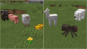 All real-life animals available in Minecraft