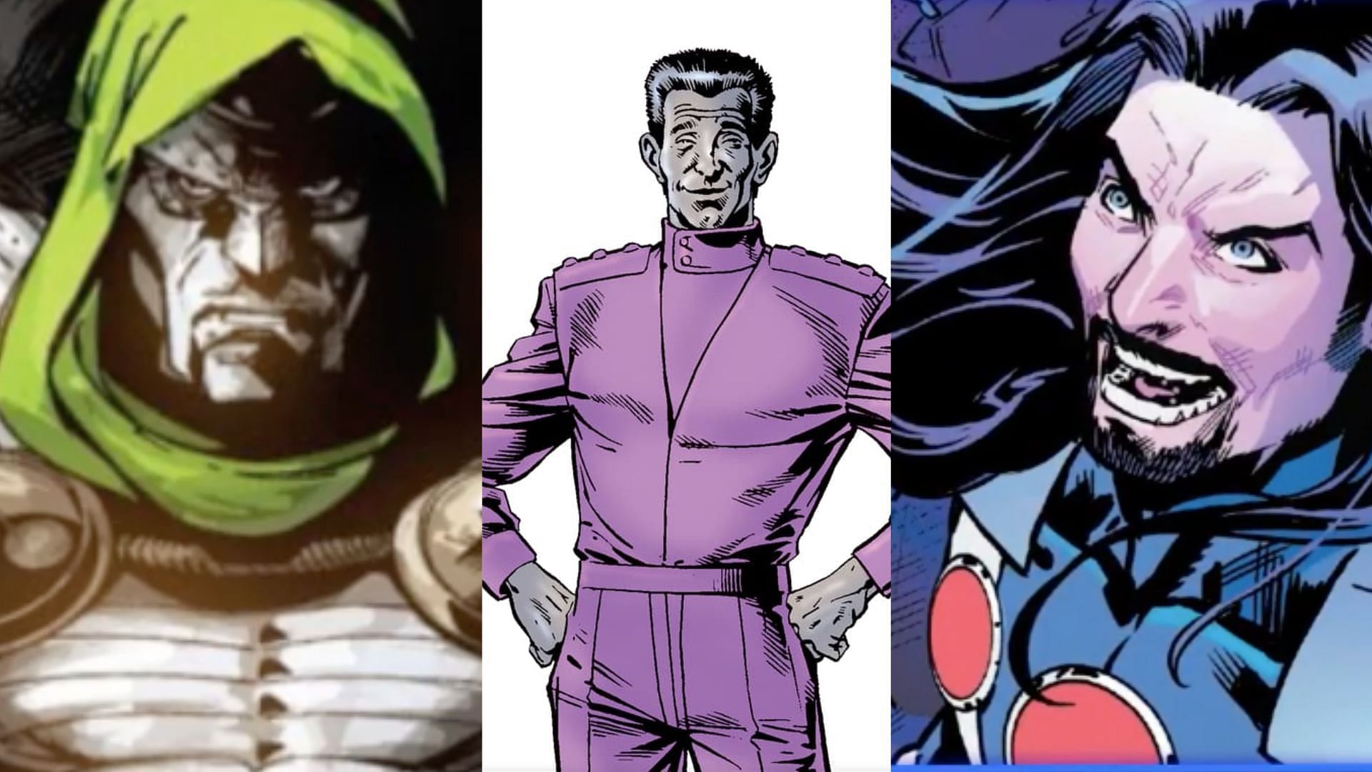 Stills from the comics