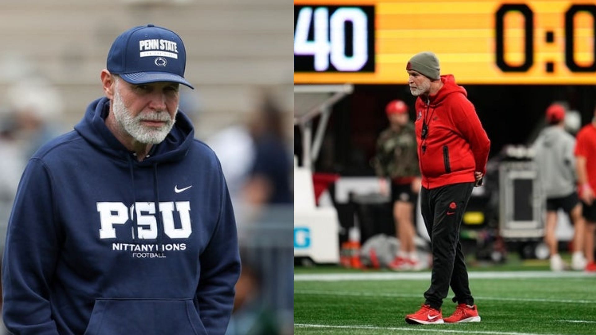 Penn State defensive coordinator Jim Knowles