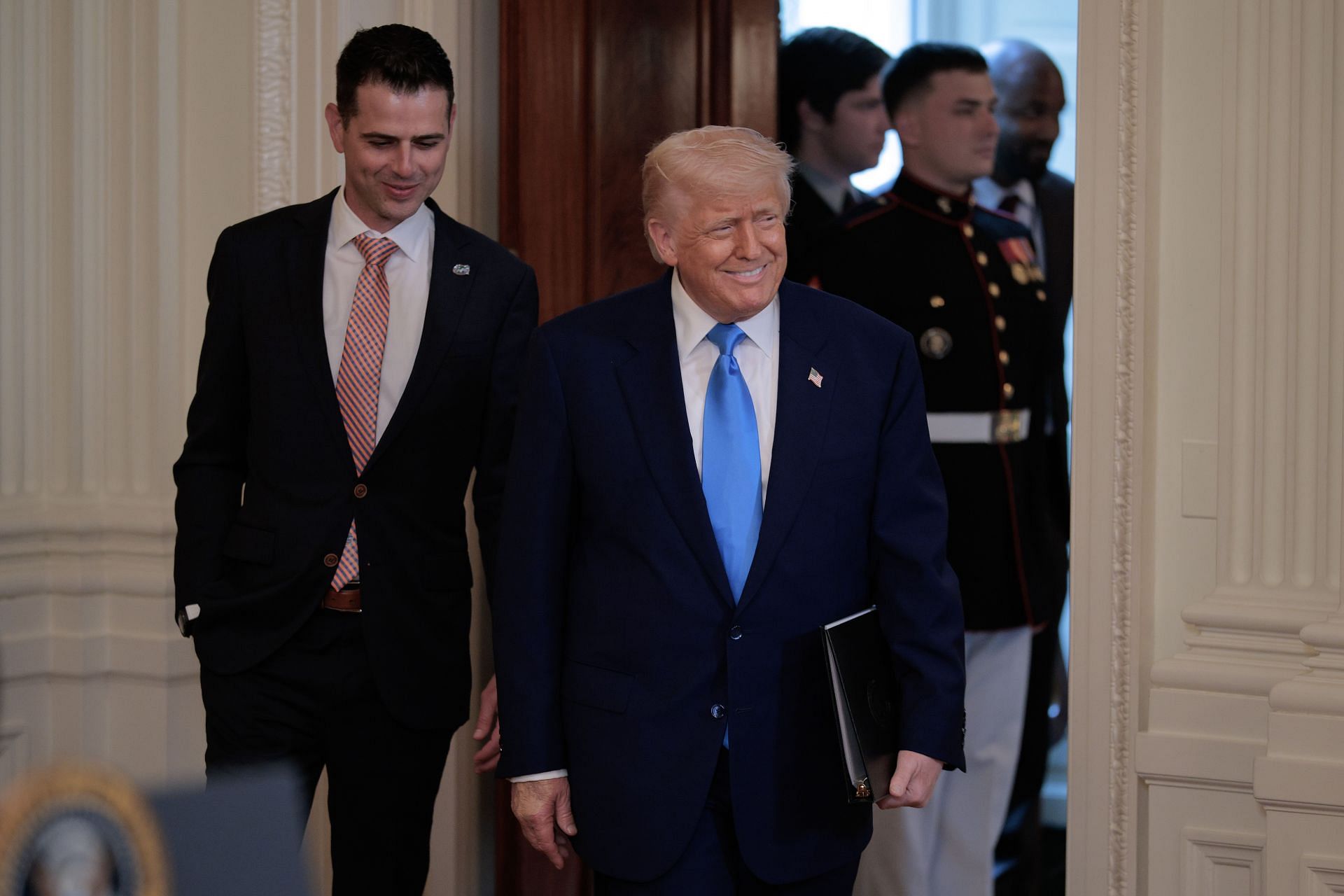 President Trump Welcomes 2025 NCAA Basketball Champion Florida Gators To The White House - Source: Getty