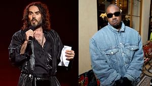 "Elvis was controversial for a while"— Russell Brand claims Kanye's new song is trying to bring ideas into a "culture that rewards homogeneity"