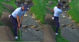 Justin Thomas pulls off stunning recovery from creek at the PGA Championship 2025, Round 1