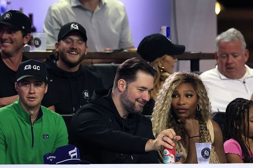 Serena Williams with her husband Alexis Ohanian. Source: Getty