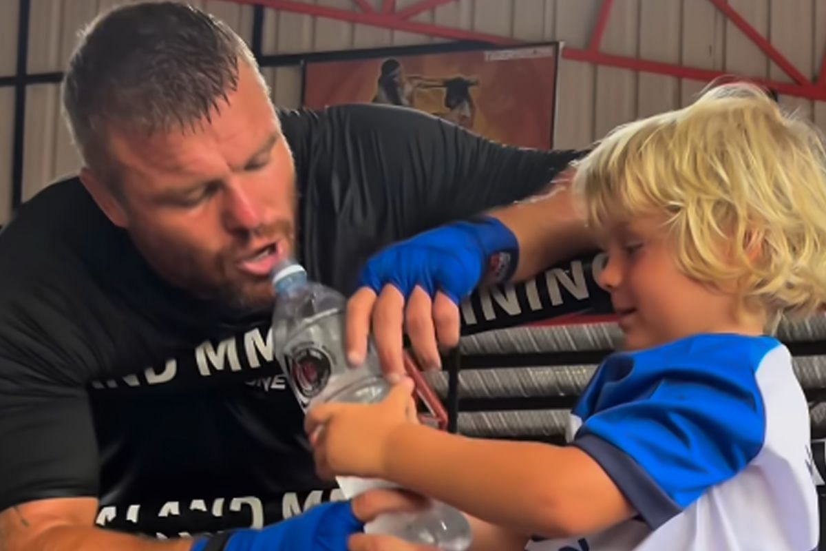 Anatoly Malykhin with his son Leo | Image from Anatoly Malykhin/Instagram
