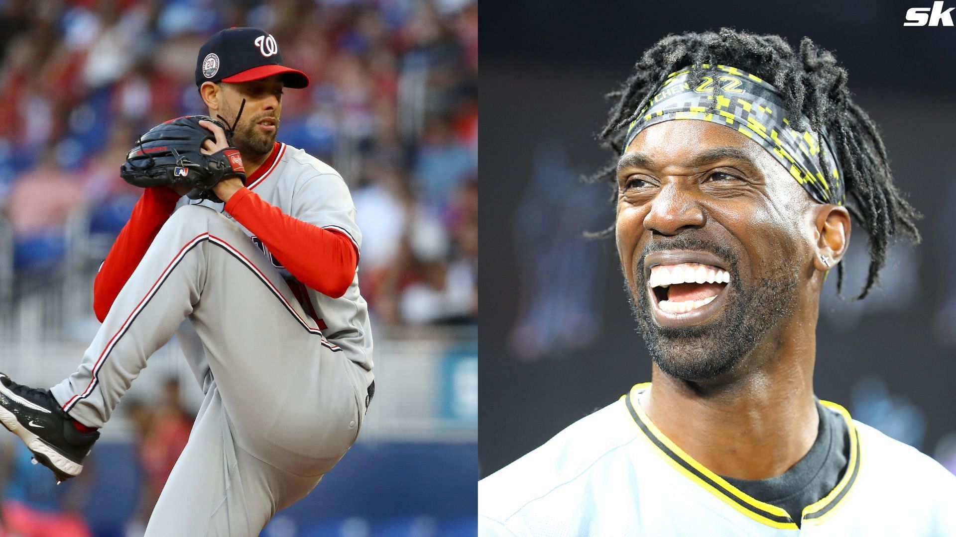 Andrew McCutchen of the Pittsburgh Pirates celebrates in the dugout after hitting a home run against the Miami Marlins at loanDepot park (Source: Getty)