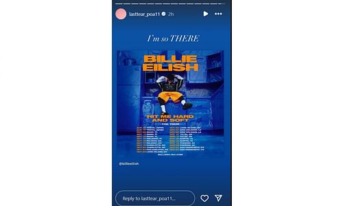 Screenshot, via Instagram