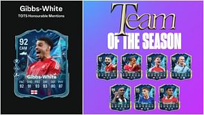 EA FC 25 Morgan Gibbs-White TOTS Honourable Mentions SBC: All tasks and cheapest solutions