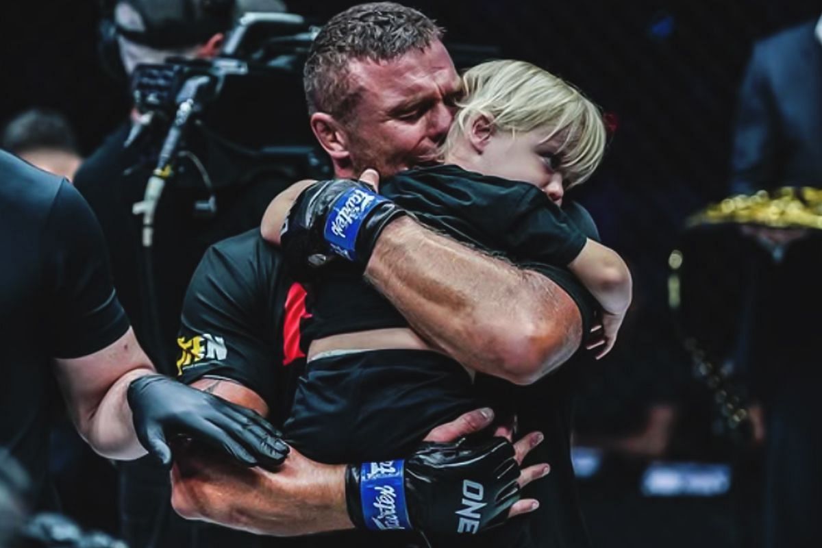 Anatoly Malykhin wants to teach his son Leo the value of hard work. -- Photo by ONE Championship