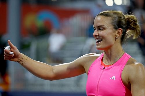 Maria Sakkari at the Miami Open 2025. (Photo: Getty)