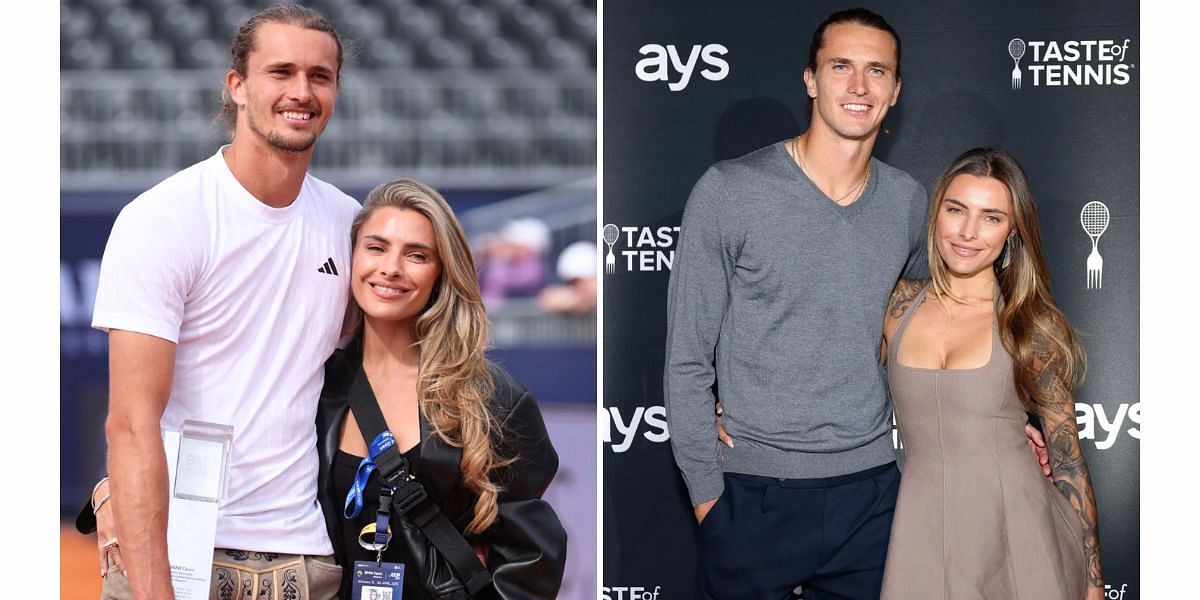 Alexander Zverev's girlfriend Sophia shares 3-word message as she jets off after brief reunion with German at Hamburg Open