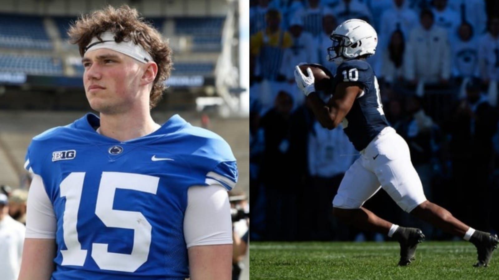 Drew Allar (L) Nick Singleton (R) (Image credit: Imagn)