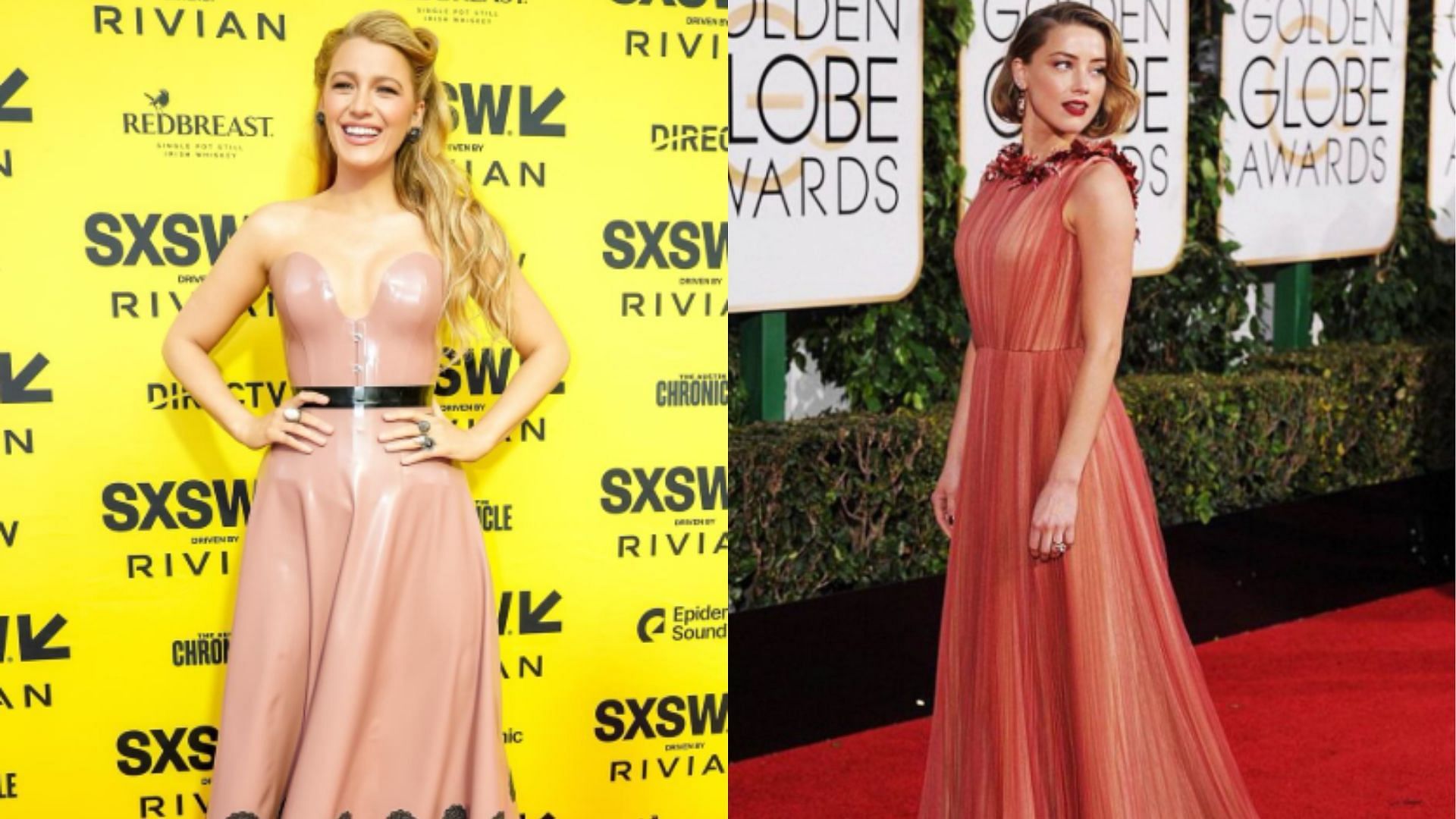 Blake Lively and Amber Heard (Image via Instagram/@blakelively, @amberheard)