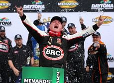 Brenden Queen shows remorse despite clinching ARCA win in Kansas