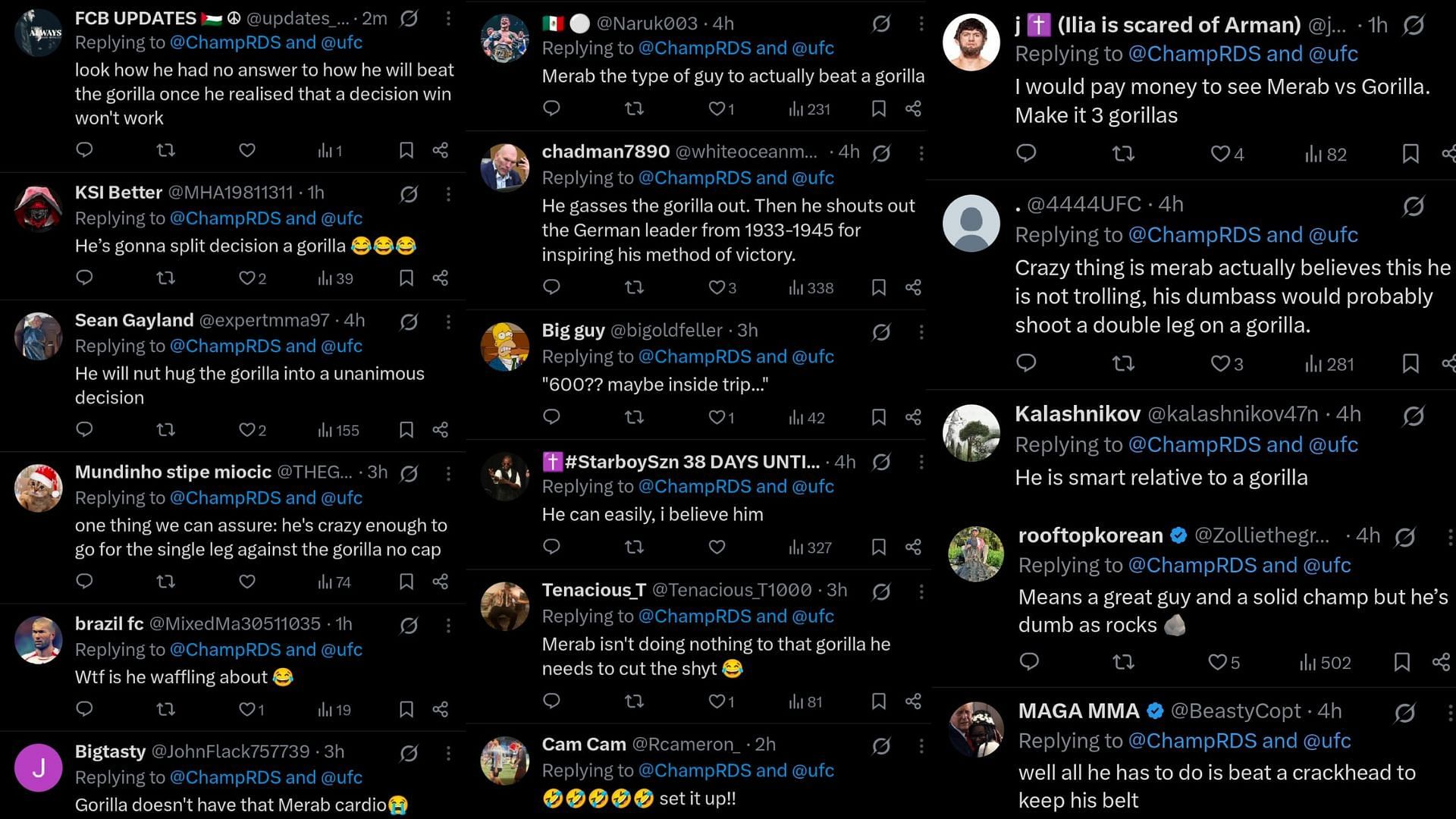 Fan comments [Screenshots courtesy: @ChampRDS on X]